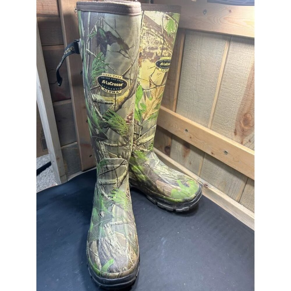 Lacrosse Men's Alphaburly Sport Realtree Apg Hd Hunting Boots 200046 Size 8